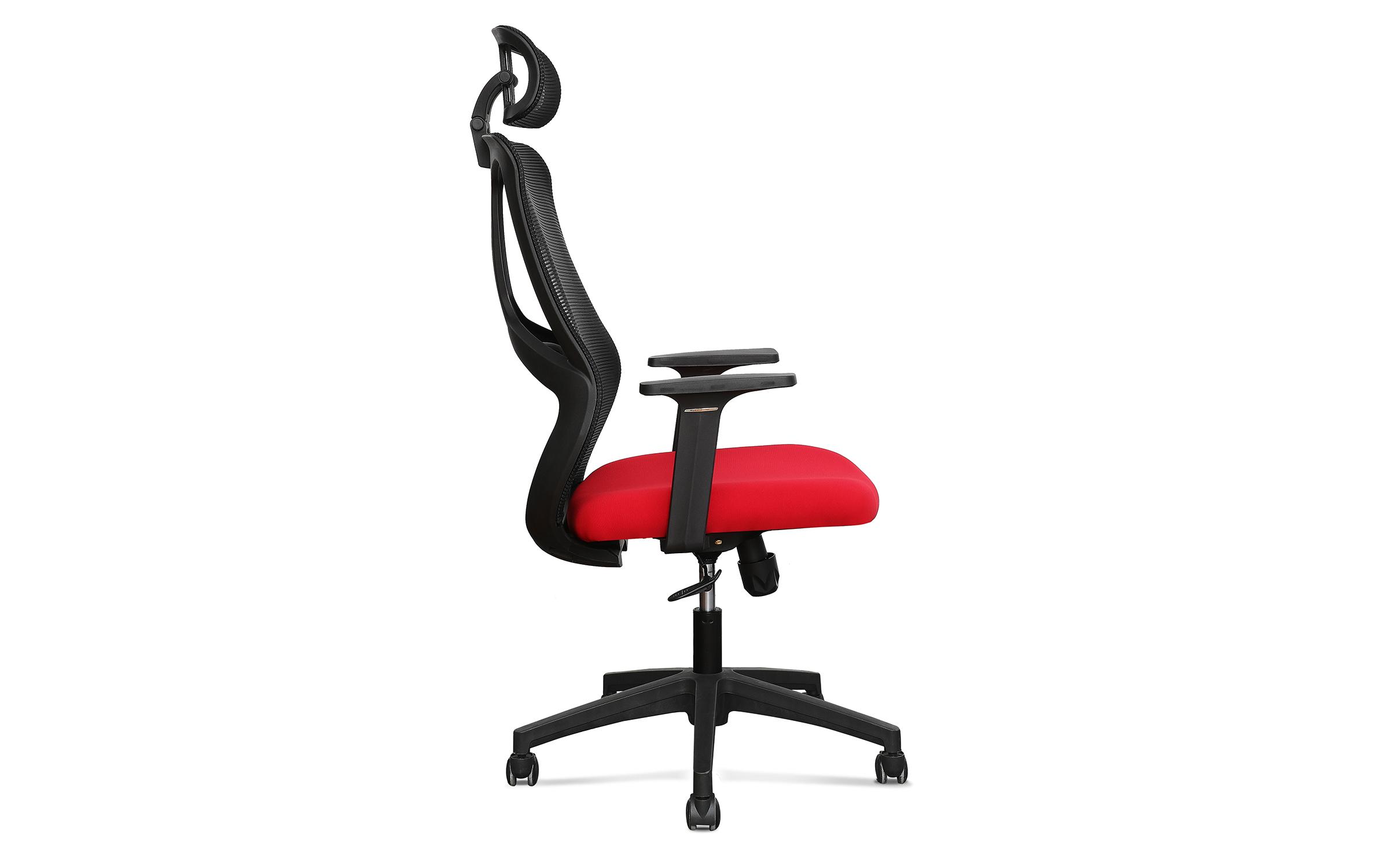 Καρέκλα γραφείου Miler II, μαύρο + κόκκινο  3